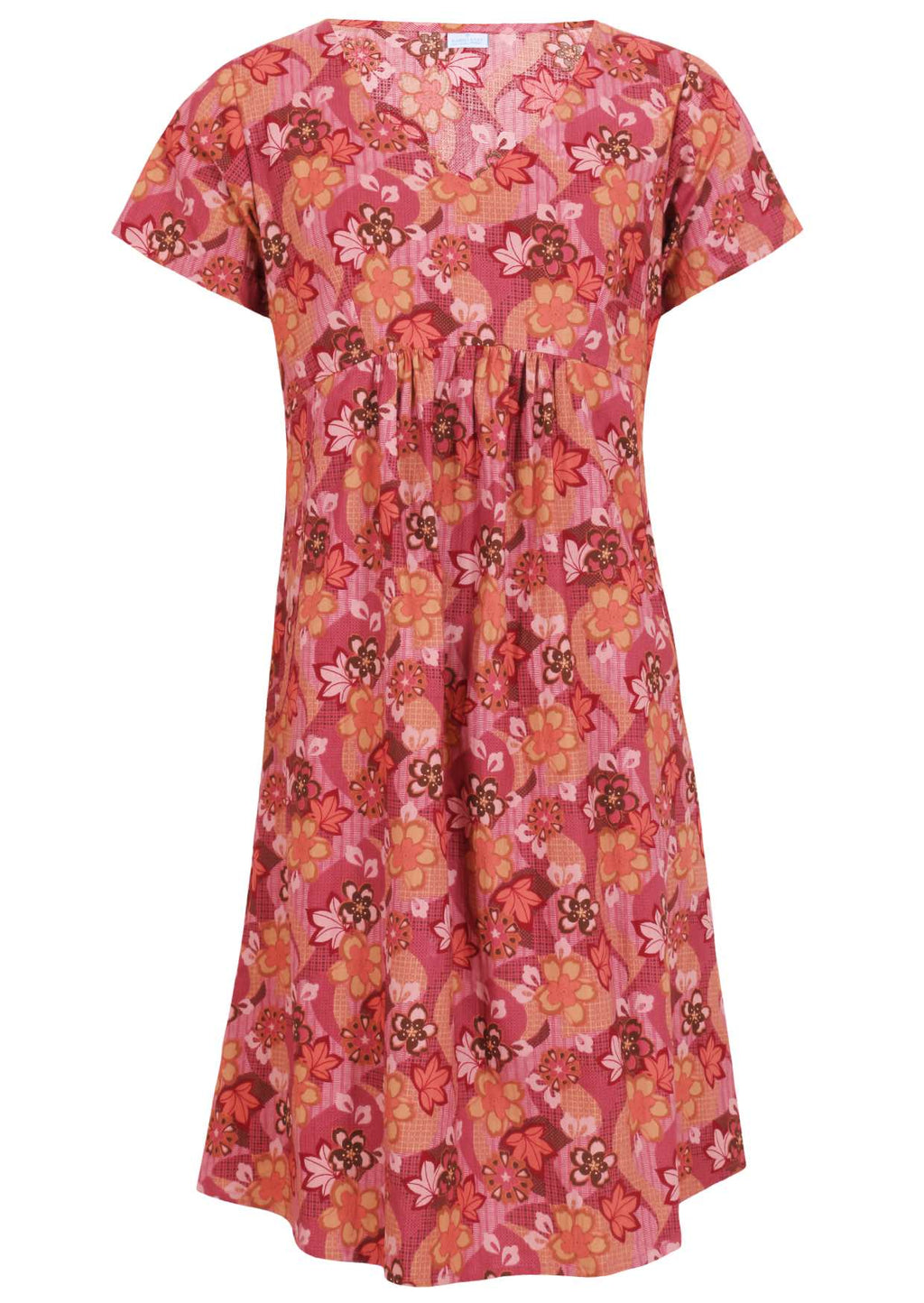 Women's Floral V-Neck Sundress Midi